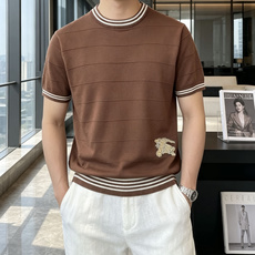 Bur 2026ss夏季新品男士针织圆领短袖衫!独家首发 采用纤维超细与高弹的伊力特纱线织造而成,质感与 Bur 2026ss夏季新品男士针织圆领短袖衫!独家首发 采用纤维超细与高弹的伊力特纱线织造而成,质感与