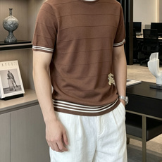 Bur 2026ss夏季新品男士针织圆领短袖衫!独家首发 采用纤维超细与高弹的伊力特纱线织造而成,质感与 Bur 2026ss夏季新品男士针织圆领短袖衫!独家首发 采用纤维超细与高弹的伊力特纱线织造而成,质感与