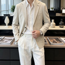 LSS早春新款经典人字纹亚麻混纺翻领西服,男士时尚两粒扣商务休闲百搭西装夹克外套!贸易公司渠道稀出,同步 LSS早春新款经典人字纹亚麻混纺翻领西服,男士时尚两粒扣商务休闲百搭西装夹克外套!贸易公司渠道稀出,同步