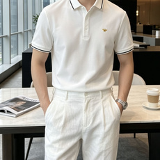 D奥小金蜂刺绣Polo衫|轻奢男士通勤刚需款自带高级质感的珠地棉面料,透气不闷汗,春夏日常、通勤出差都能 D奥小金蜂刺绣Polo衫|轻奢男士通勤刚需款自带高级质感的珠地棉面料,透气不闷汗,春夏日常、通勤出差都能