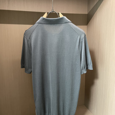 BC26SS春夏新款顶级桑蚕丝天丝混纺针织翻领短Tee,男士轻奢老钱风休闲纯色针织短袖Polo衫!贸易公 BC26SS春夏新款顶级桑蚕丝天丝混纺针织翻领短Tee,男士轻奢老钱风休闲纯色针织短袖Polo衫!贸易公