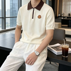 蒙口 2026ss夏季新品男士针织翻领短袖衫!独家首发 采用纤维超细与高弹的伊力特纱线织造而成,质感与纹 蒙口 2026ss夏季新品男士针织翻领短袖衫!独家首发 采用纤维超细与高弹的伊力特纱线织造而成,质感与纹