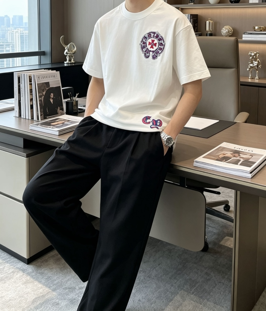 · 克罗心 官网同款 官网同款 官网同款⚠️ 重磅推荐!2026ss夏装新品 专柜在售 最新系列图案logo短袖T恤 · 克罗心 官网同款 官网同款 官网同款⚠️ 重磅推荐!2026ss夏装新品 专柜在售 最新系列图案logo短袖T恤