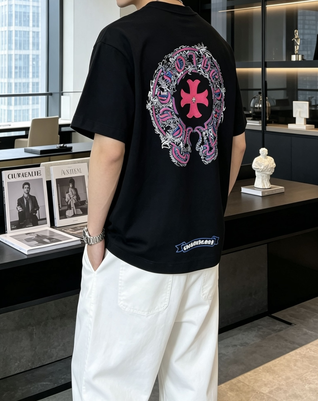 ·   克罗心 官网同款 官网同款 官网同款⚠️ 重磅推荐！2026ss夏装新品 专柜在售 最新系列图案logo短袖T恤