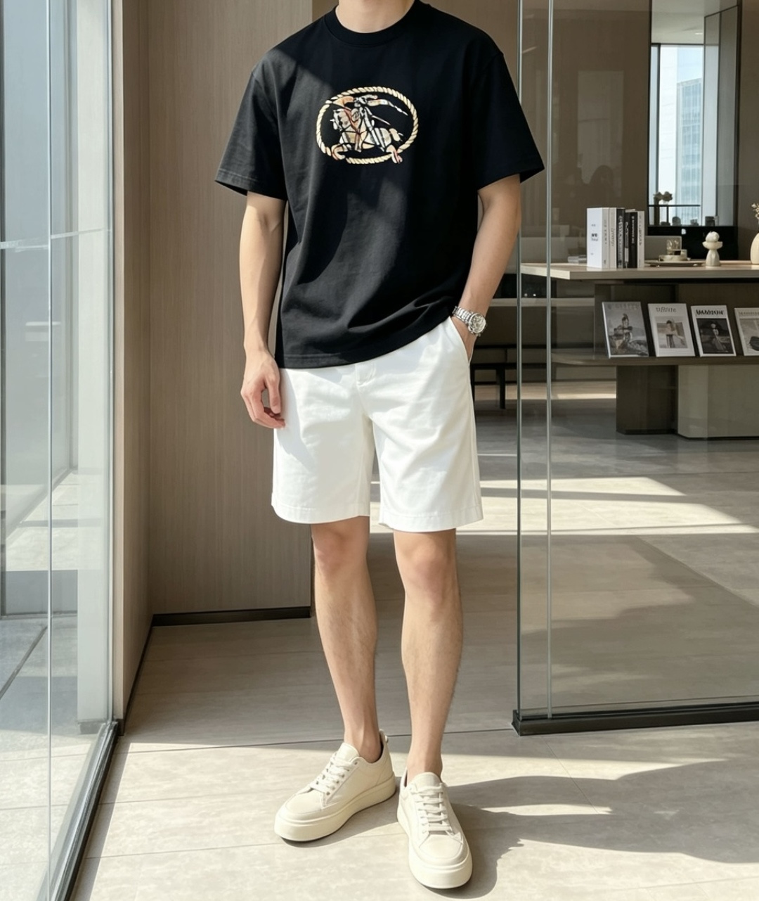 NO:950054,The same style as the Bur official website. The same style as the official website. The same style as the official website. Highly recommended!  2026ss new summer clothing products are on sale at the counter. The latest series of graphic logo short-sleeved T-shirts are a must-have for everyone!  Imported top quality combed cotton fabric, extremely skin-friendly and comfortable. It feels very delicate, has a good texture, and perfectly reflects the three-dimensional effect. It is in line with the brand's consistent design style. It is a very good overall product. It can be worn alone without any problem. Sizes Xs-L, burberry, T-shirt, tees, t-shirt,19860909Bur 官网同款 官网同款 官网同款 重磅推荐！2026ss夏装新品 专柜在售 最新系列图案logo短袖T恤 必须人手一件的节奏！进口顶极精梳棉面料,极为亲肤舒适 摸上去非常的细腻,质感很好,完美体现立体感 符合品牌一贯设计风格,整体非常不错的一款,内搭单穿都完全没问题 尺码Xs-L,,burberry,T-shirt,tees，t-shirt,,Men's clothing