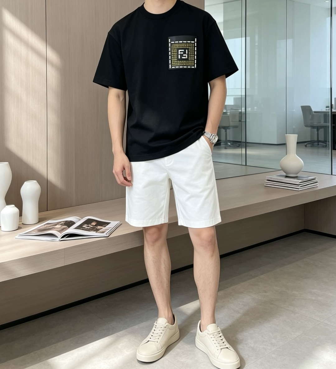 NO:950042,FD The same style as the official website. The same style as the official website. The same style as the official website. Highly recommended!  2026ss new summer clothing products are on sale at the counter. The latest series of graphic logo short-sleeved T-shirts are a must-have for everyone!  Imported top-quality combed cotton fabric, extremely skin-friendly and comfortable. It feels very delicate and has a good texture, which perfectly reflects the three-dimensional effect. It is in line with the brand's consistent design style. It is a very good overall product. It can be worn alone without any problem. Sizes Xs-L, T-shirt, tees, t-shirt,19860909FD 官网同款 官网同款 官网同款 重磅推荐！2026ss夏装新品 专柜在售 最新系列图案logo短袖T恤 必须人手一件的节奏！进口顶极精梳棉面料,极为亲肤舒适 摸上去非常的细腻,质感很好,完美体现立体感 符合品牌一贯设计风格,整体非常不错的一款,内搭单穿都完全没问题 尺码Xs-L,,T-shirt,tees，t-shirt,,Men's clothing