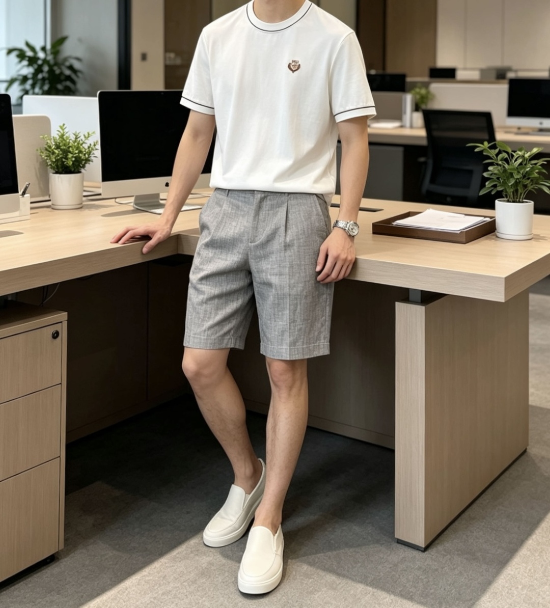 Loro piana 低调显贵的男士基础短袖,藏青沉稳、纯白干净。 领口与袖口细棕撞色包边,胸口精致小刺绣徽章,不张扬却 Loro piana 低调显贵的男士基础短袖,藏青沉稳、纯白干净。 领口与袖口细棕撞色包边,胸口精致小刺绣徽章,不张扬却