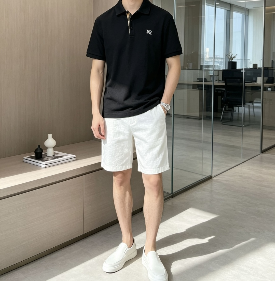 Bur 2026春夏 官网同步 熟男 轻熟男 最爱款式 经典大气百搭商务休闲Polo领T恤 采用进口双丝光珠地棉面料 舒