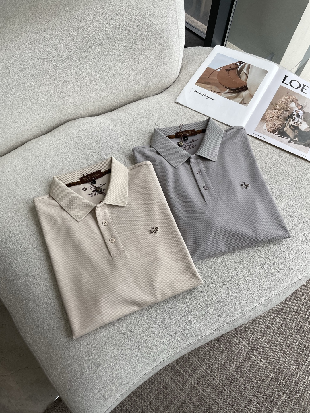 Loro piana 春夏 官网同步 熟男 轻熟男 最爱款式 经典大气百搭商务休闲Polo领T恤 采用进口双丝光珠地棉面