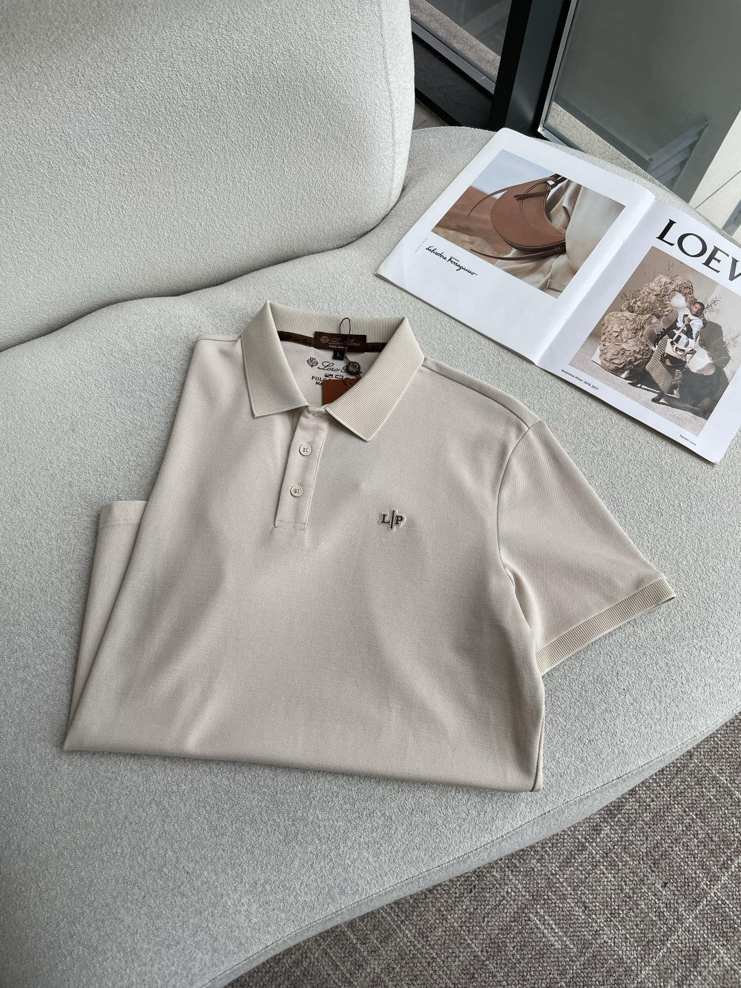 Loro piana 春夏 官网同步 熟男 轻熟男 最爱款式 经典大气百搭商务休闲Polo领T恤 采用进口双丝光珠地棉面