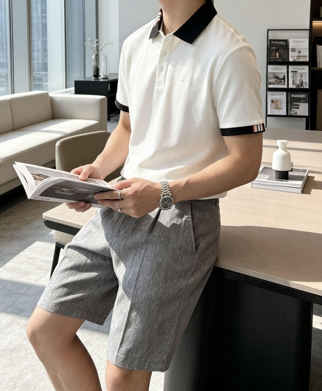 Bur 2026春夏 官网同步 熟男 轻熟男 最爱款式 经典大气百搭商务休闲Polo领T恤 采用进口双丝光珠地棉面料 舒 Bur 2026春夏 官网同步 熟男 轻熟男 最爱款式 经典大气百搭商务休闲Polo领T恤 采用进口双丝光珠地棉面料 舒