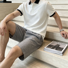 Bur 2026春夏 官网同步 熟男 轻熟男 最爱款式 经典大气百搭商务休闲Polo领T恤 采用进口双丝光珠地棉面料 舒 Bur 2026春夏 官网同步 熟男 轻熟男 最爱款式 经典大气百搭商务休闲Polo领T恤 采用进口双丝光珠地棉面料 舒