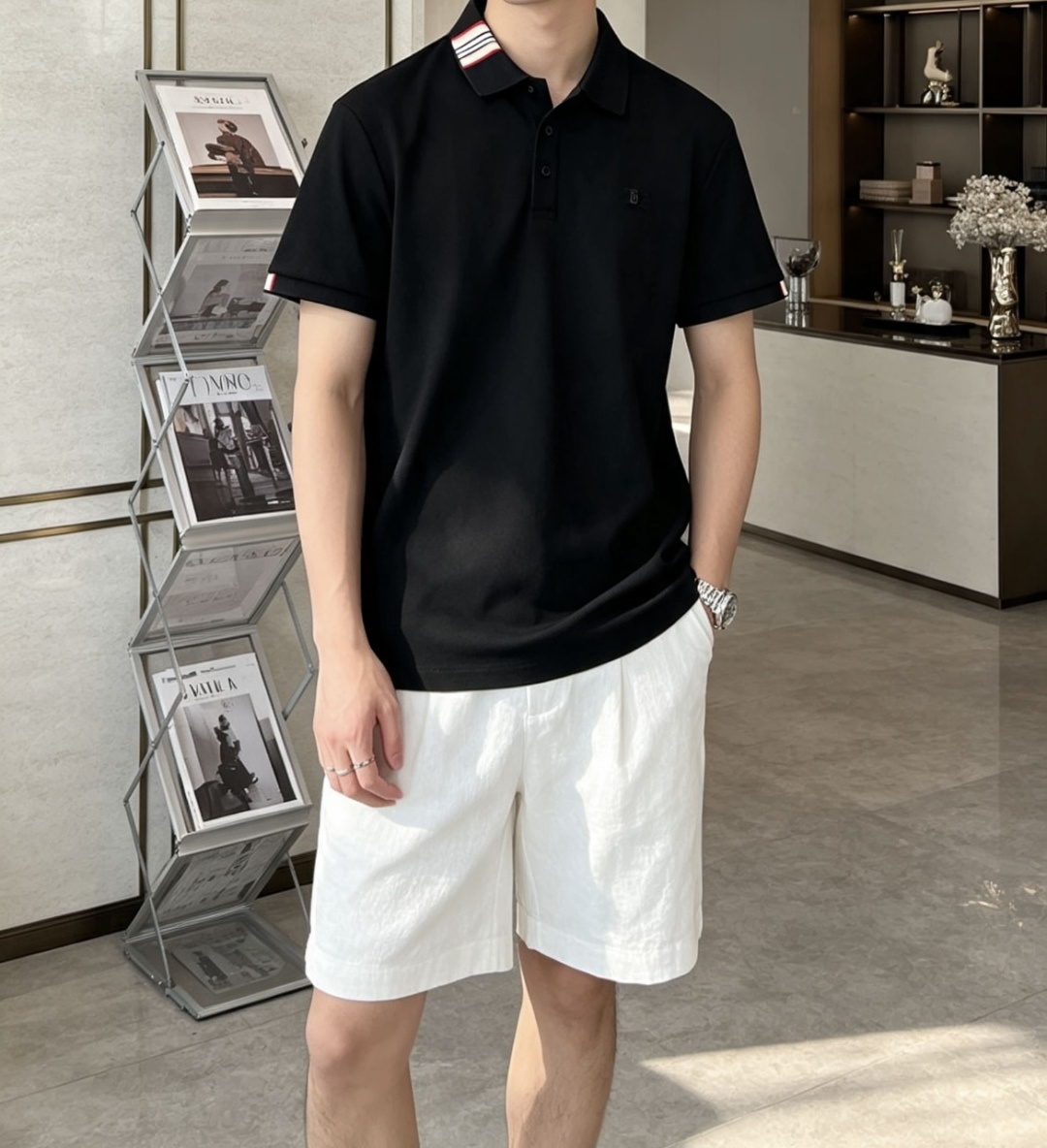 Bur 2026春夏 官网同步 熟男 轻熟男 最爱款式 经典大气百搭商务休闲Polo领T恤 采用进口双丝光珠地棉面料 舒