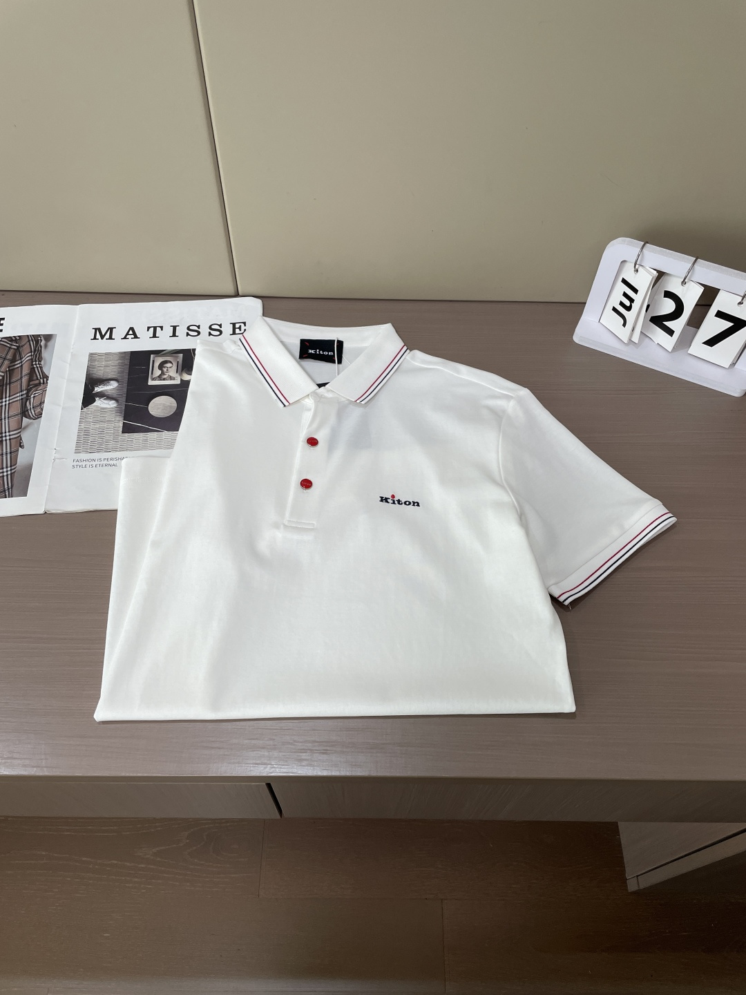 Kiton 2026春夏 官网同步 熟男 轻熟男 最爱款式 经典大气百搭商务休闲Polo领T恤 采用进口双丝光珠地棉面料