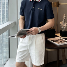 Gucc 2026春夏 官网同步 熟男 轻熟男 最爱款式 经典大气百搭商务休闲Polo领T恤 采用进口双丝光珠地棉面料 Gucc 2026春夏 官网同步 熟男 轻熟男 最爱款式 经典大气百搭商务休闲Polo领T恤 采用进口双丝光珠地棉面料