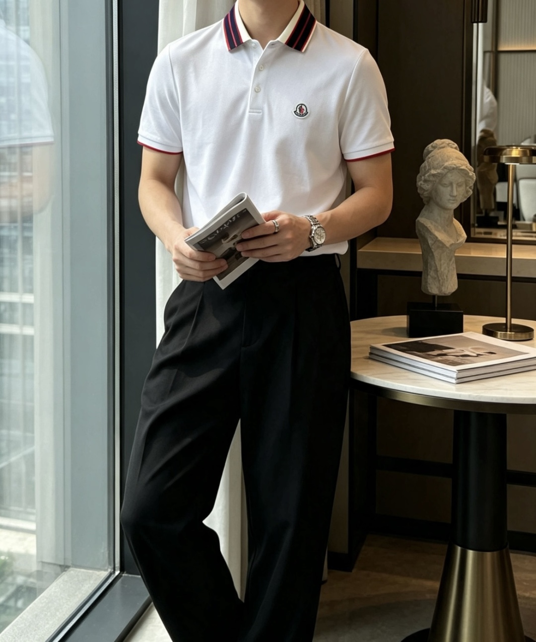 蒙口 2026春夏 官网同步 熟男 轻熟男 最爱款式 经典大气百搭商务休闲Polo领T恤 采用进口双丝光珠地棉面料 舒适 蒙口 2026春夏 官网同步 熟男 轻熟男 最爱款式 经典大气百搭商务休闲Polo领T恤 采用进口双丝光珠地棉面料 舒适