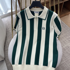 🌿Loewe 复古竖条纹半拉链针织Polo|少年感直接拉满 森林绿、藏青两色,经典配色自带慵懒高级的腔调✨ 整件是精致的 🌿Loewe 复古竖条纹半拉链针织Polo|少年感直接拉满 森林绿、藏青两色,经典配色自带慵懒高级的腔调✨ 整件是精致的