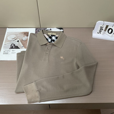 26Fw秋冬季节出品新品 Bur男士高端成衣系列时尚轻奢经典时尚翻领长袖!纯色系列新款Polo衫,轻奢商务休闲气质高雅款 26Fw秋冬季节出品新品 Bur男士高端成衣系列时尚轻奢经典时尚翻领长袖!纯色系列新款Polo衫,轻奢商务休闲气质高雅款