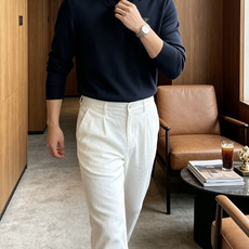 26Fw秋冬季节出品新品 Prad 男士高端成衣系列时尚轻奢经典时尚翻领长袖!纯色系列新款Polo衫,轻奢商务休闲气质高 26Fw秋冬季节出品新品 Prad 男士高端成衣系列时尚轻奢经典时尚翻领长袖!纯色系列新款Polo衫,轻奢商务休闲气质高