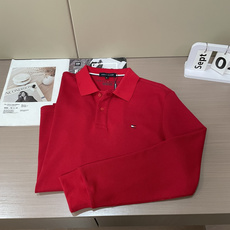 26Fw秋冬季节出品新品 TOMMY 男士高端成衣系列时尚轻奢经典时尚翻领长袖!纯色系列新款Polo衫,轻奢商务休闲气质 26Fw秋冬季节出品新品 TOMMY 男士高端成衣系列时尚轻奢经典时尚翻领长袖!纯色系列新款Polo衫,轻奢商务休闲气质