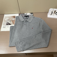 26Fw秋冬季节出品新品 TOMMY 男士高端成衣系列时尚轻奢经典时尚翻领长袖!纯色系列新款Polo衫,轻奢商务休闲气质 26Fw秋冬季节出品新品 TOMMY 男士高端成衣系列时尚轻奢经典时尚翻领长袖!纯色系列新款Polo衫,轻奢商务休闲气质