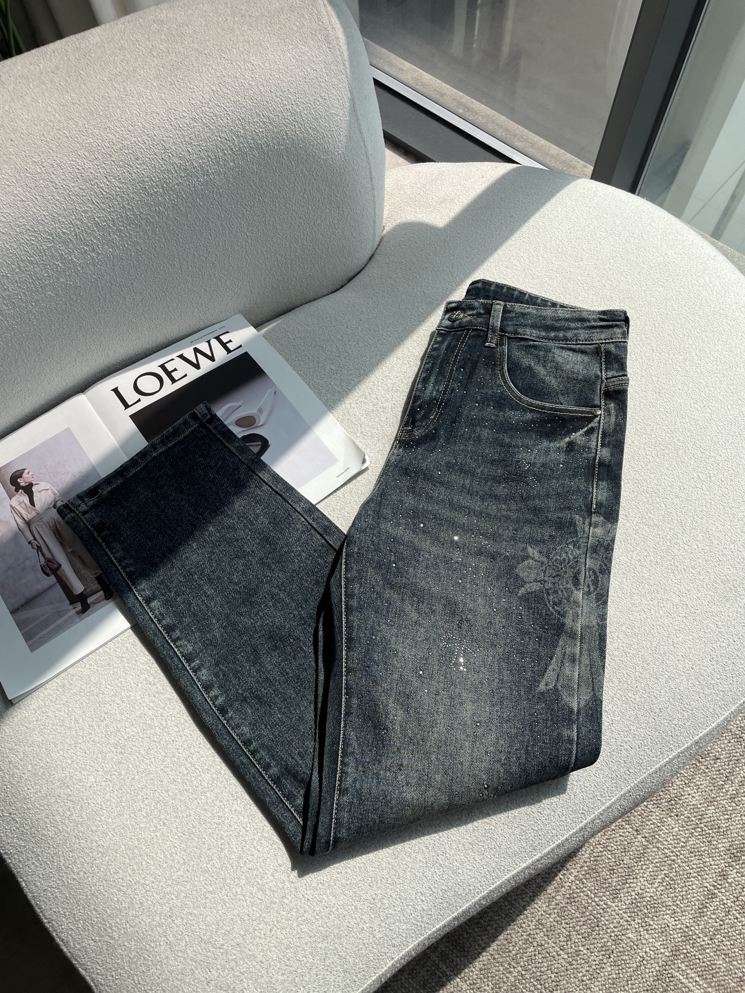 克罗心 新款来袭🔥爆款新品 有售 实体店极品牛仔裤🐂原版好货，适合各个年龄段。市场最高版本的欧洲进口面料。简单阔腿裤，舒