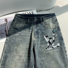Lv 新款来袭🔥爆款新品 有售 实体店极品牛仔裤🐂原版好货,适合各个年龄段。市场最高版本的欧洲进口面料。简单阔腿裤,舒适 Lv 新款来袭🔥爆款新品 有售 实体店极品牛仔裤🐂原版好货,适合各个年龄段。市场最高版本的欧洲进口面料。简单阔腿裤,舒适