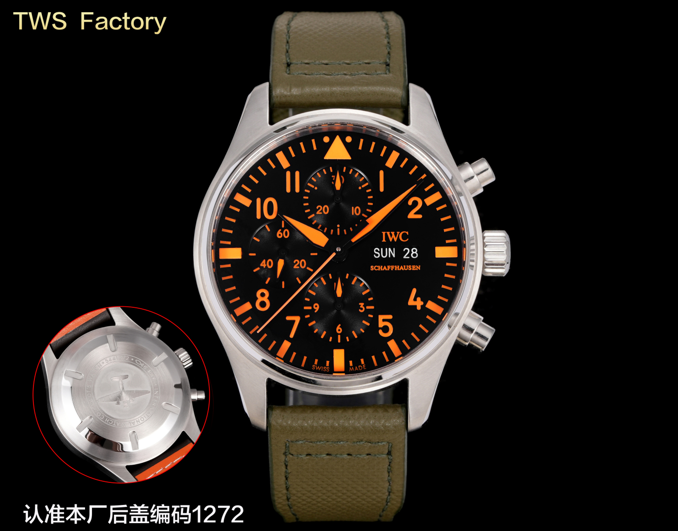 White Gold TWS Upgrade V2 Watch with 7750 Core: Classic Design, High Altitude, 43mm Size, Enduring Excellence - 图片 2
