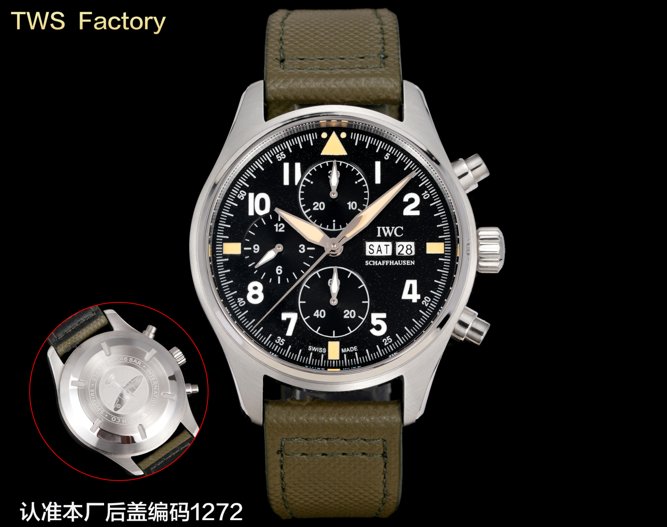 White Gold TWS Upgrade V2 Watch with 7750 Core: Classic Design, High Altitude, 43mm Size, Enduring Excellence