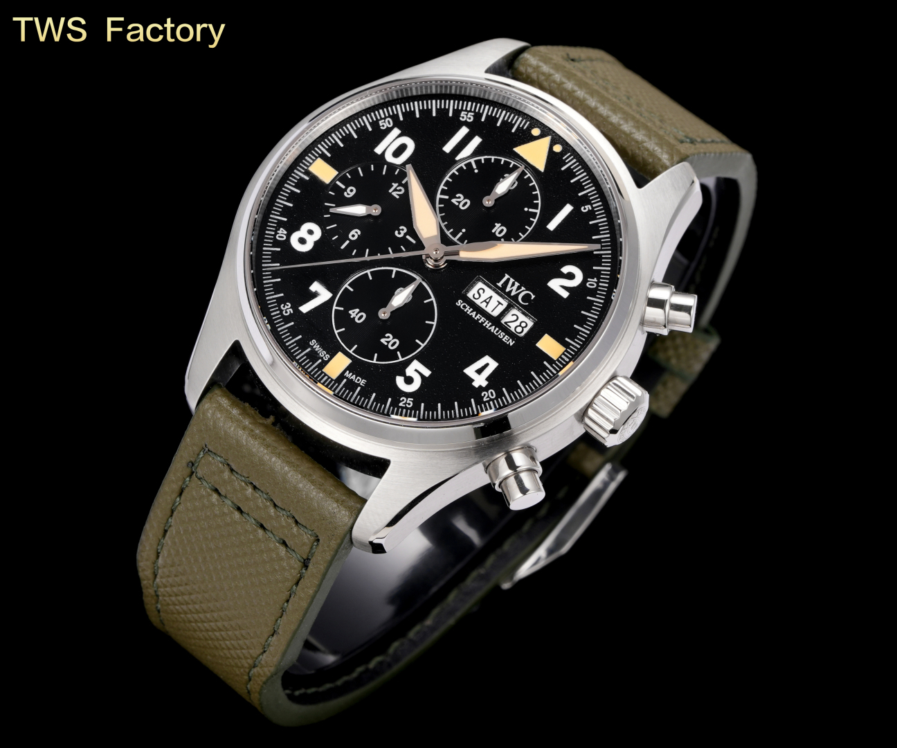 White Gold TWS Upgrade V2 Watch with 7750 Core: Classic Design, High Altitude, 43mm Size, Enduring Excellence - 图片 3