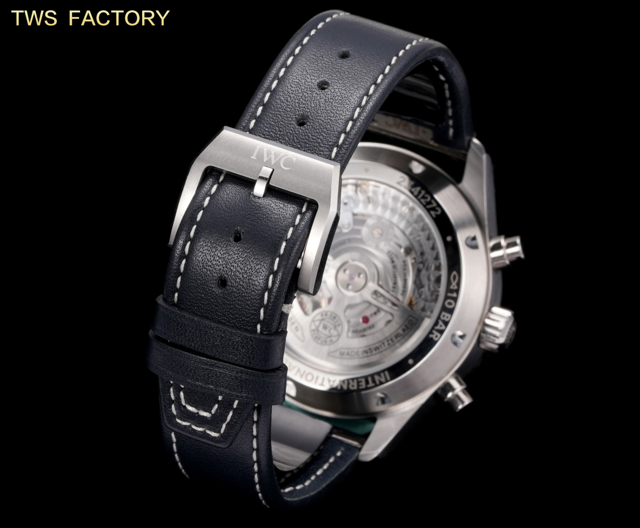 “New IWC Pilot IW388108 Watch: Titanium Effect, 7750 Movement, Horse Oil Green Trend – Complete Review” - 图片 8