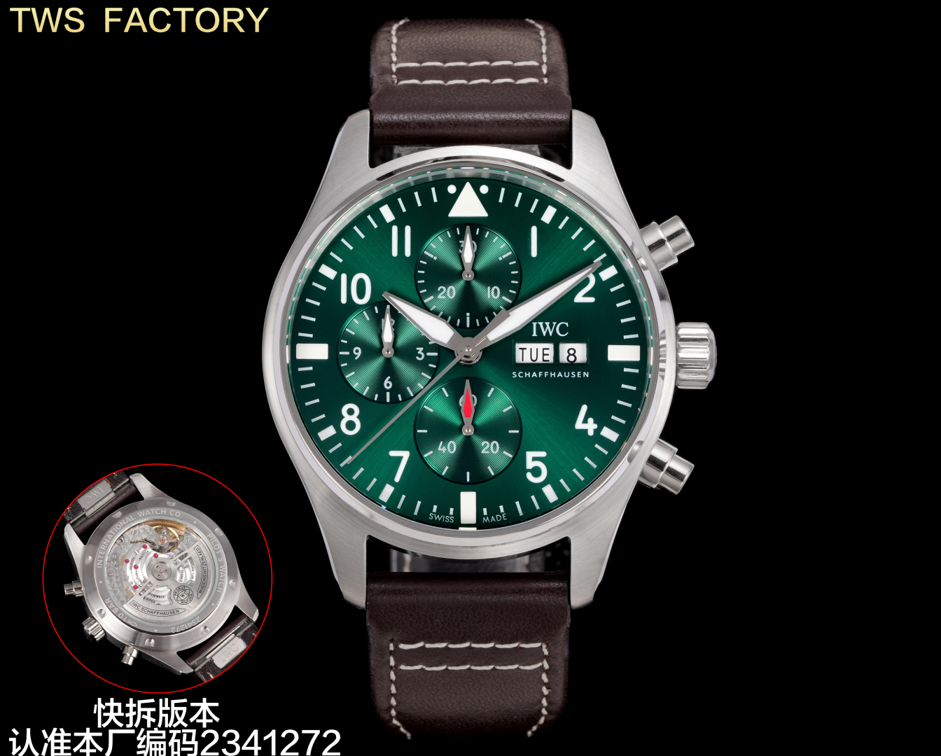 IWC New Pilot IW388108: Titanium Effect, Classic Design, Enhanced Power Storage