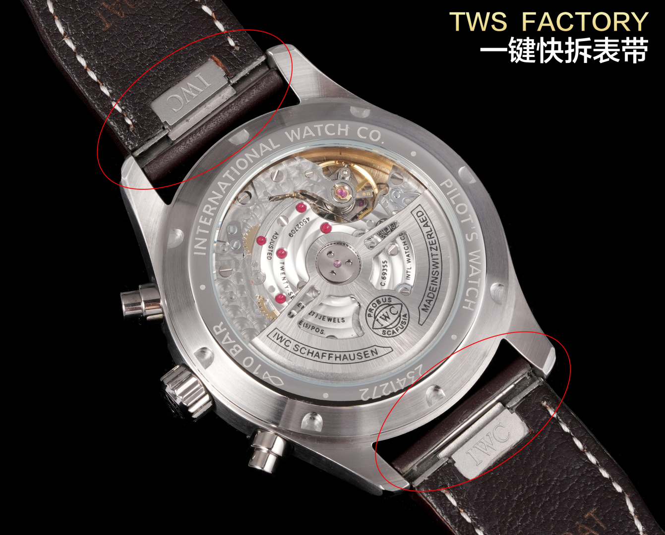 IWC New Pilot IW388108: Titanium Effect, Classic Design, Enhanced Power Storage - 图片 9