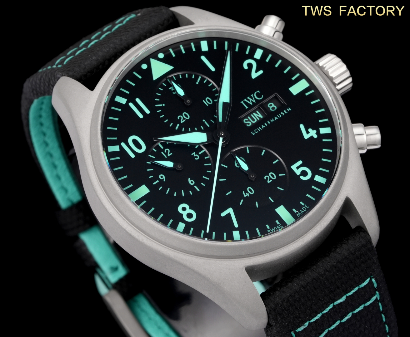 “Unified 3680TWS Factory IWC New Pilot IW388108: Titanium Effect Wristwatch Design and Features” - 图片 2