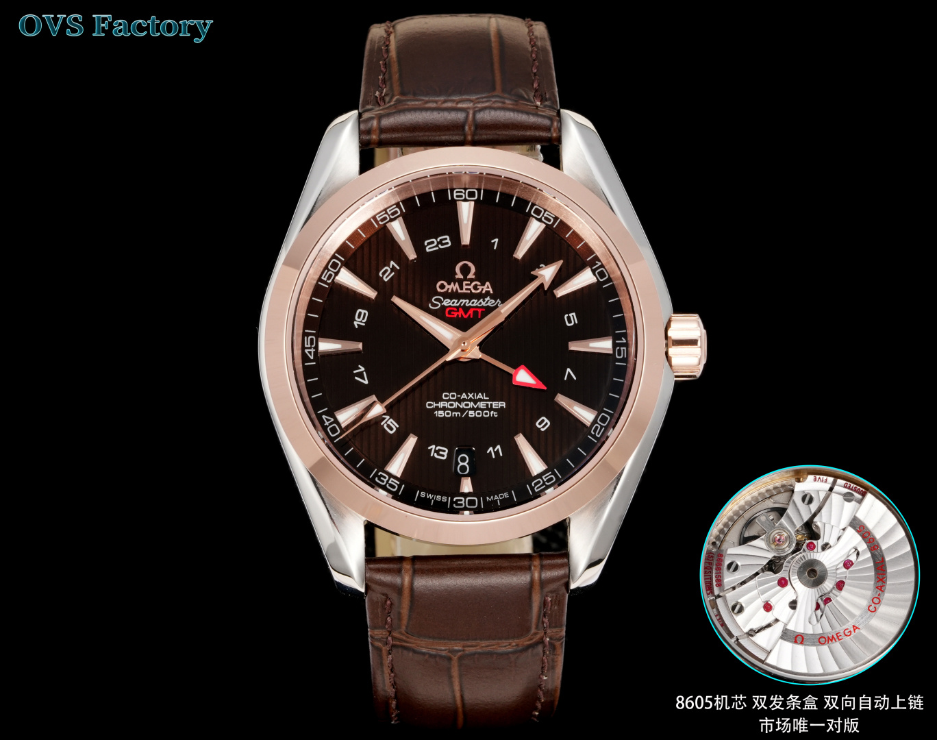 NO:532248,White gold steel belt room 50 all gold OVS Haima 150m GMT is equipped with a new 1:1 integrated movement. The size is 43mm new!  1: The dial is made of yacht 'teao' boards and a unique striped dial GMT dual time zone. 2: movement 8605 movement, double barrel, two-way automatic winding, (the only version of the market) 3: The shock absorber has the same appearance and real functions OVS - we are serious!  ,19860909白 金 钢带 间50 全金 OVS 海马150 米GMT 搭载全新1:1一体机芯.尺寸43mm全新上市！1:表盘以游艇 “柚木”板为素材 设计独特条纹表盘 GMT 双时区.2:机芯8605机芯 双发条盒,双向自动上链,（市场唯一对版）3:避震器外观一致,具备真实功能的避震器 OVS ——我们是认真的！,,Watch