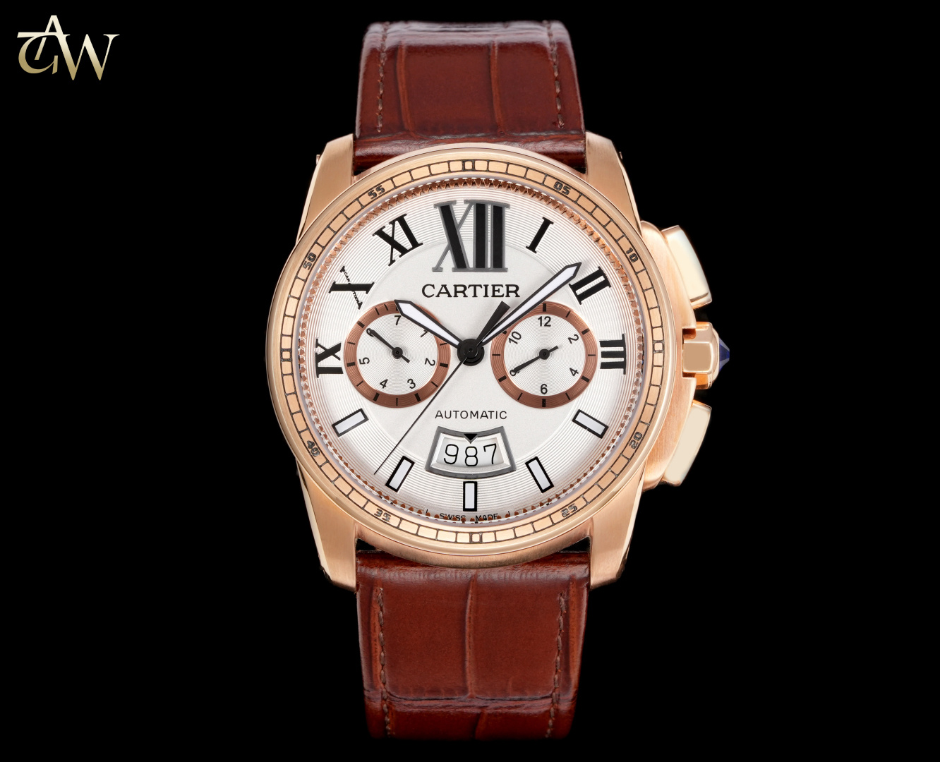 NO:641015,GAW Factory original replica, 1:1, Cartier Caliber series original imported movement (zero refurbishment), original Cartier logo rotor, with various practical functions such as month, week, date, etc. Original stainless steel folding buckle design (upper polish and sand below), sapphire crystal mirror, elegant and unique, super A quality, it is a very modern Cartier watch, which perfectly combines men's full dynamic and outstanding talents,,cartier19860909GAW Factory 原版复刻,1:1,卡地亚卡历博系列原版进口机芯（零翻修）,原装卡地亚标志陀片,具备月份,星期,日期等各种实用功能显示.原装精钢折叠表扣设计（上光下砂）,蓝宝石水晶镜面,高雅别致,超A品质,是极具现代感的卡地亚腕表,将男士的十足动感与杰出才华结合得天衣无缝,,cartier,Watch