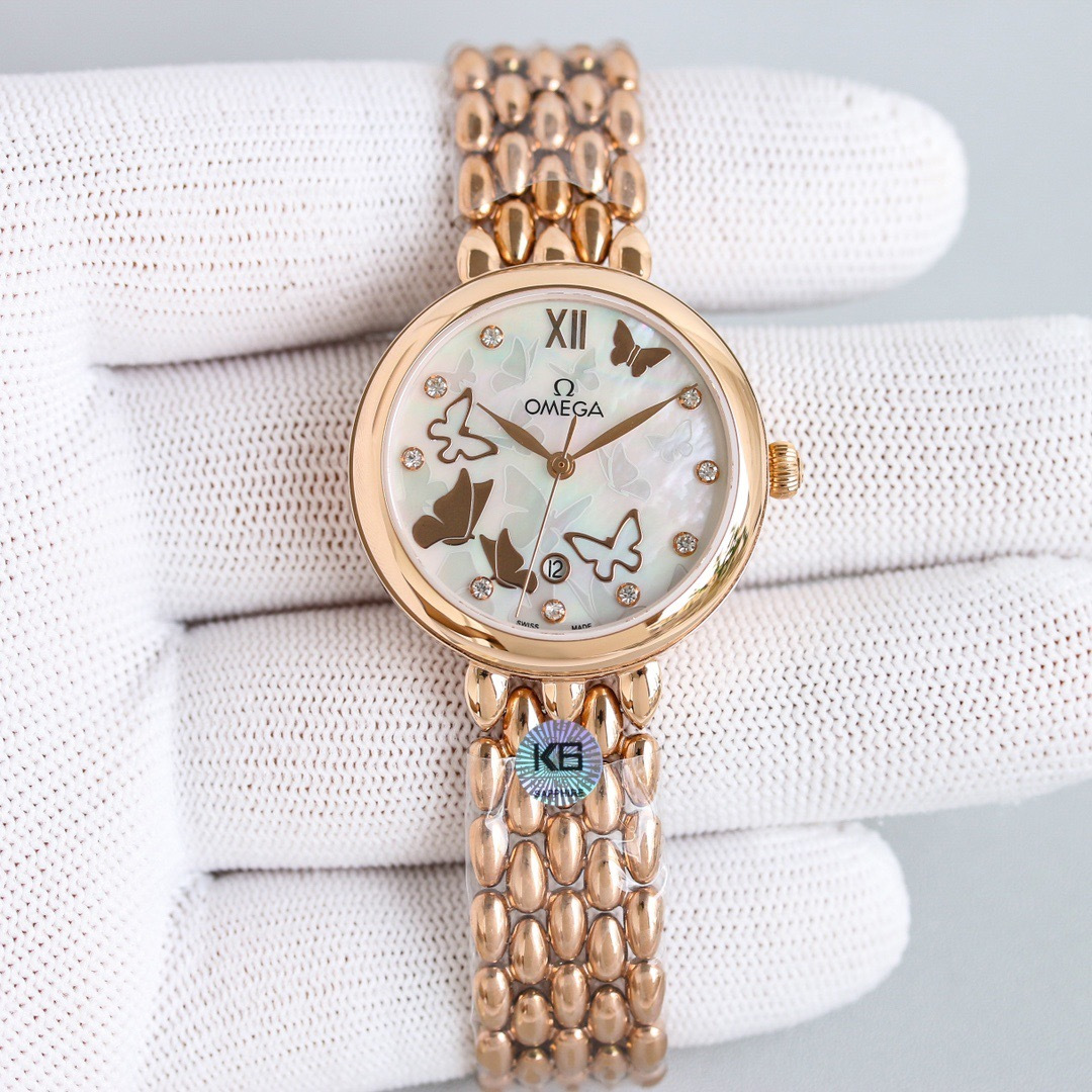 NO:586107,The new Omega De Ville Elegant latest women's watch, equipped with imported 8521/mechanical 32.7mm natural pearl shell surface, sapphire glass, 30 meters waterproof, unparalleled, will definitely make you put it down (real photos, no P pictures, omega19860909新款欧米茄 碟飞典雅最新款女表 搭配进口8521/机械 32.7mm天然珍珠贝壳表面 蓝宝石玻璃 30米防水 无以伦比 绝对让你爱不释手 (实力拍,实拍无P图,,omega,Watch