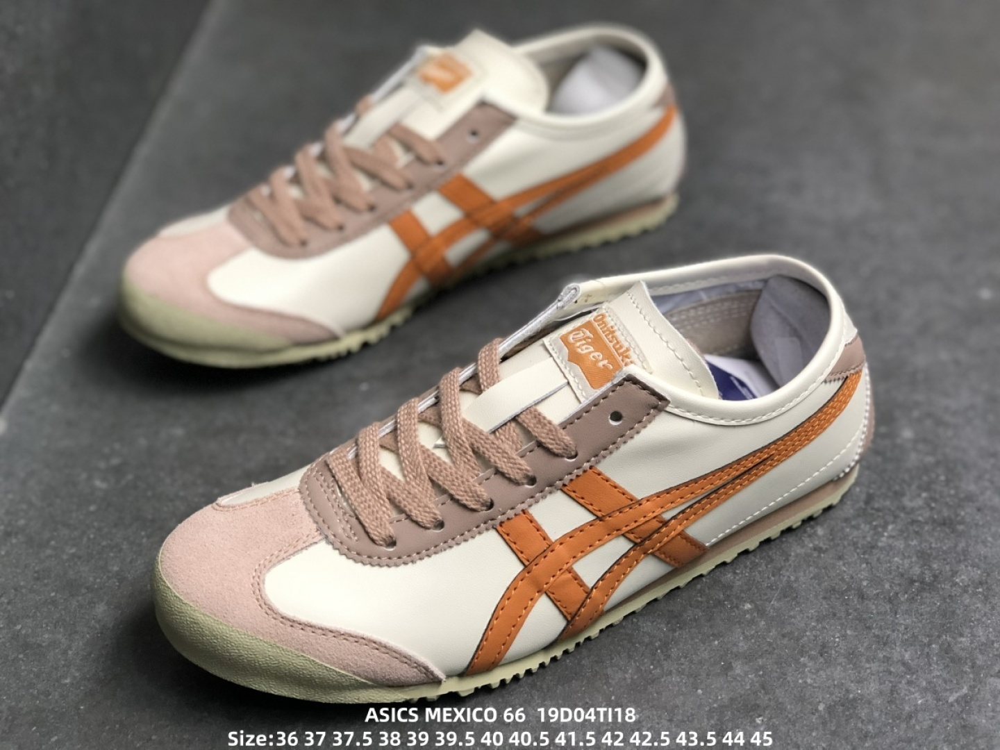 💰95
真标带半码 亚瑟士 Onitsuka Tiger鬼琢虎MEXICO 66 皮面 舒适百搭减震防滑耐磨低帮生活休闲鞋 板鞋
货号: 1183C102-005、1183C102-204
Size: 36 37 37.5 38 39 39.5 40 40.5 41.5 42 42.5 43.5 44 45
编码: 19D04TI18