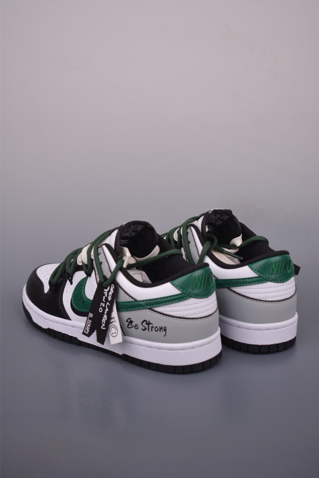 Nike SB Dunk Low Grey Black Green Deconstructed Lace-Up Sneakers 2 cmp i1754496332141 8557 0 1