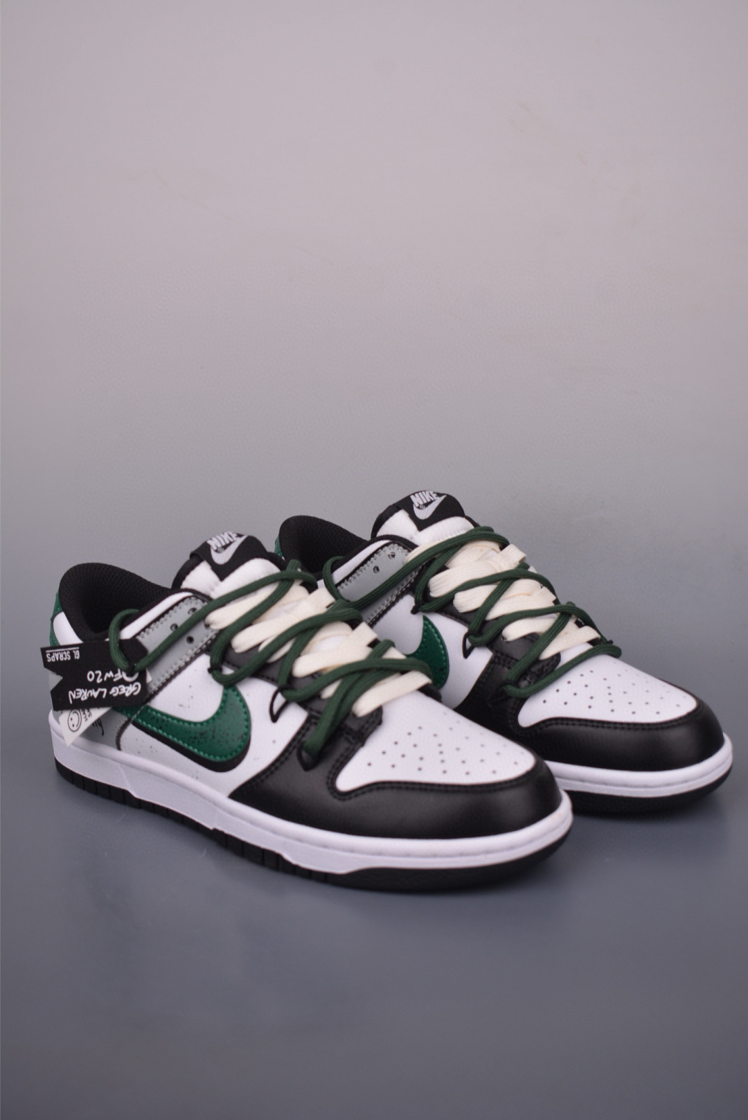 Nike SB Dunk Low Grey Black Green Deconstructed Lace-Up Sneakers 1 cmp i1754496333283 121 0 0