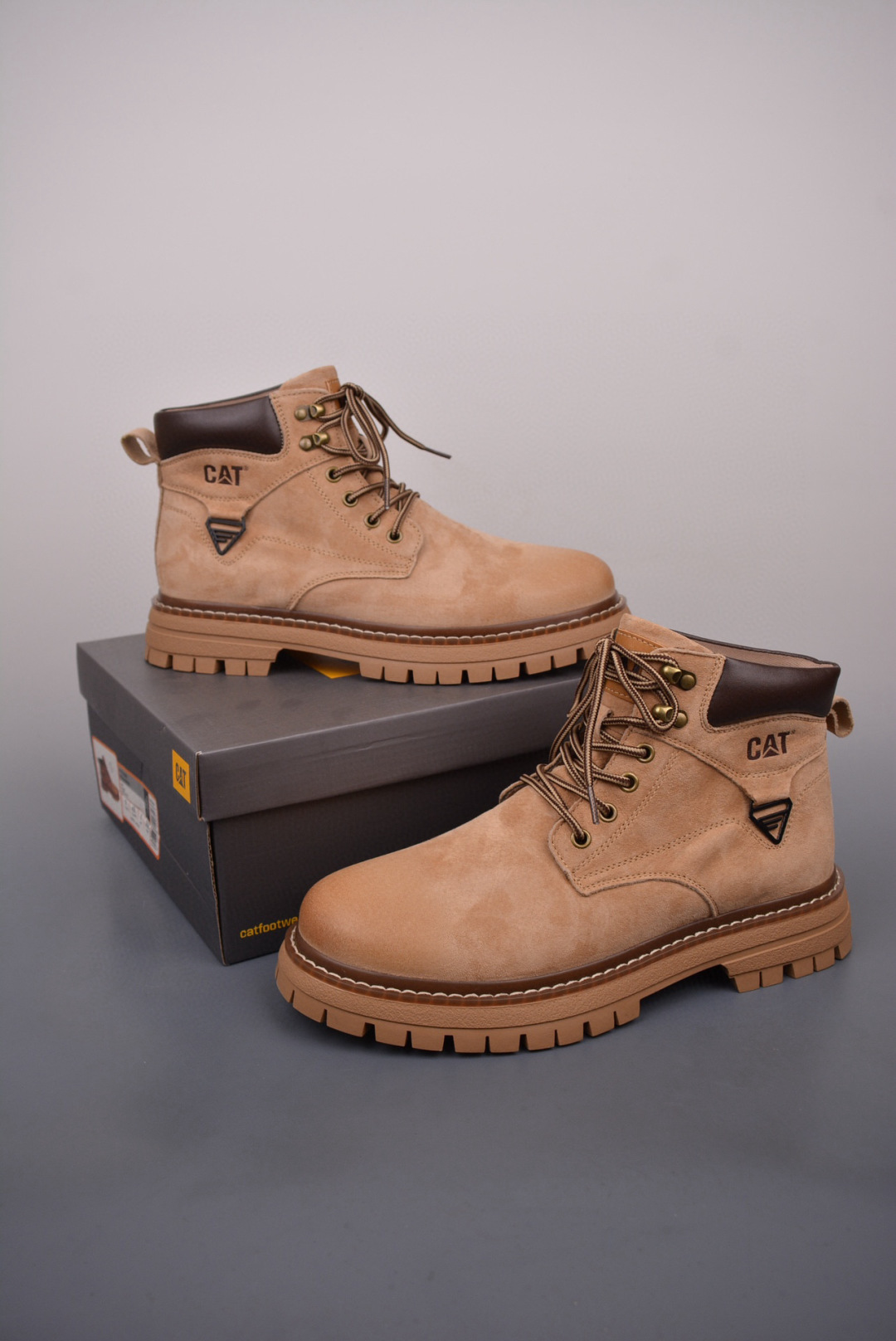 CAT Outdoor Mid-Top Casual Martin Boots - Genuine Leather, Goodyear Craft 6 cmp i1760112555911 2151 0 5