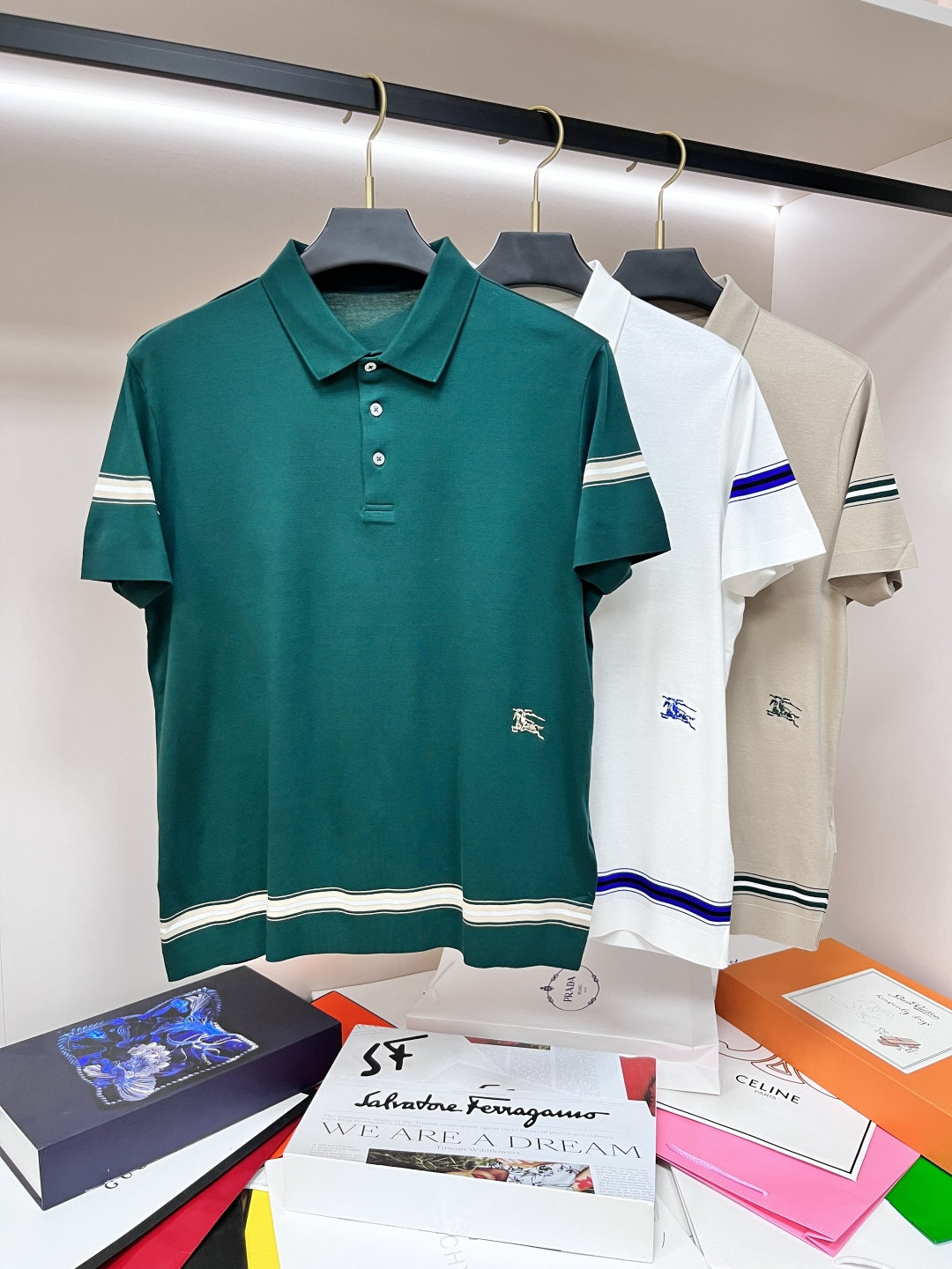 NO:134422,The main recommendation Burberry is exclusively designed for the new autumn Burberry fashion casual lapel short sleeves, high-density mercerized cotton fabric, high-end needle embroidery, high-end European version original single T-shirt, trendy and fashionable casual half-sleeved, breathable and comfortable, impeccable details, brand element design concept, reflecting high quality. It presents casual cut, and the upper body style is superb!  Code Number M-3XL H2025 new model first launch, burberry, burberry, T-shirt, tees, t-shirt, alexander wang19860909主推 Burberry 独家专供秋季新款巴宝莉时尚休闲翻领短袖,高密度丝光纯棉面料,高级密针刺绣、高端欧版原单T恤,潮流时尚休闲半袖 透气舒适度高,细节无可挑剔,品牌元素设计理念,体现高品质.呈现休闲裁剪,上身版型超赞！ 码数M-3XL H2025新款首发,,burberry,burberry,T-shirt,tees，t-shirt,alexander wang,Men's clothing