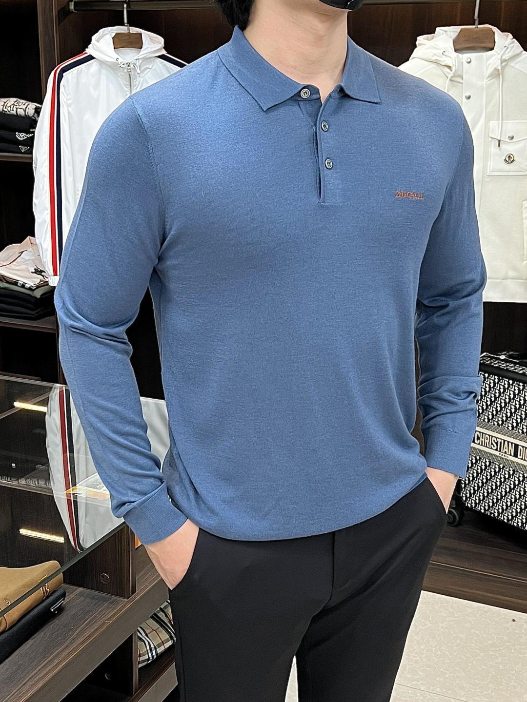 NO:594865,The main recommendation is Zegna, which exclusively provides new wool sweaters, trendy men's fashionable lapel sweaters, high-end European original single wool knitted sweaters, merino wool fabrics, high breathability and comfort, impeccable details, brand element design concept, reflecting high quality. It presents casual tailoring, and the upper body shape is awesome!  Size M-XXXL H new model debut,,zegna,sweaters,alexander wang19860909主推 Zegna 杰尼亚 独家专供新款羊毛针织衫潮男时尚翻领羊毛衫,高端欧版原单羊毛针织毛衣,美丽诺羊毛面料,透气舒适度高,细节无可挑剔,品牌元素设计理念,体现高品质.呈现休闲裁剪,上身版型超赞！ 码数M-XXXL H新款首发,,zegna,sweaters,alexander wang,Men's clothing