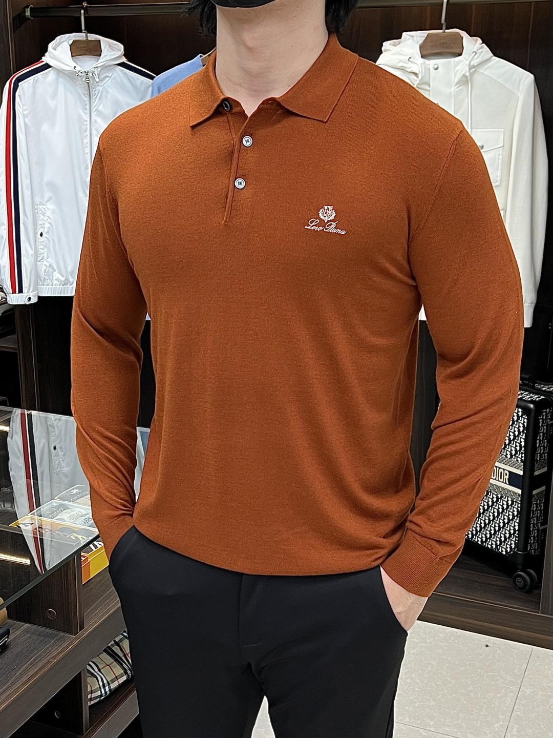 NO:594872,The main recommendation is LP's exclusive supply of new wool sweaters, trendy men's fashionable lapel sweaters, high-end European original single wool knitted sweaters, merino wool fabrics, high breathability and comfort, impeccable details, brand element design concept, reflecting high quality. It presents casual tailoring, and the upper body shape is awesome!  Size M-XXXL H new model debut,,loro piana,sweaters,alexander wang19860909主推 LP 独家专供新款羊毛针织衫潮男时尚翻领羊毛衫,高端欧版原单羊毛针织毛衣,美丽诺羊毛面料,透气舒适度高,细节无可挑剔,品牌元素设计理念,体现高品质.呈现休闲裁剪,上身版型超赞！ 码数M-XXXL H新款首发,,loro piana,sweaters,alexander wang,Men's clothing