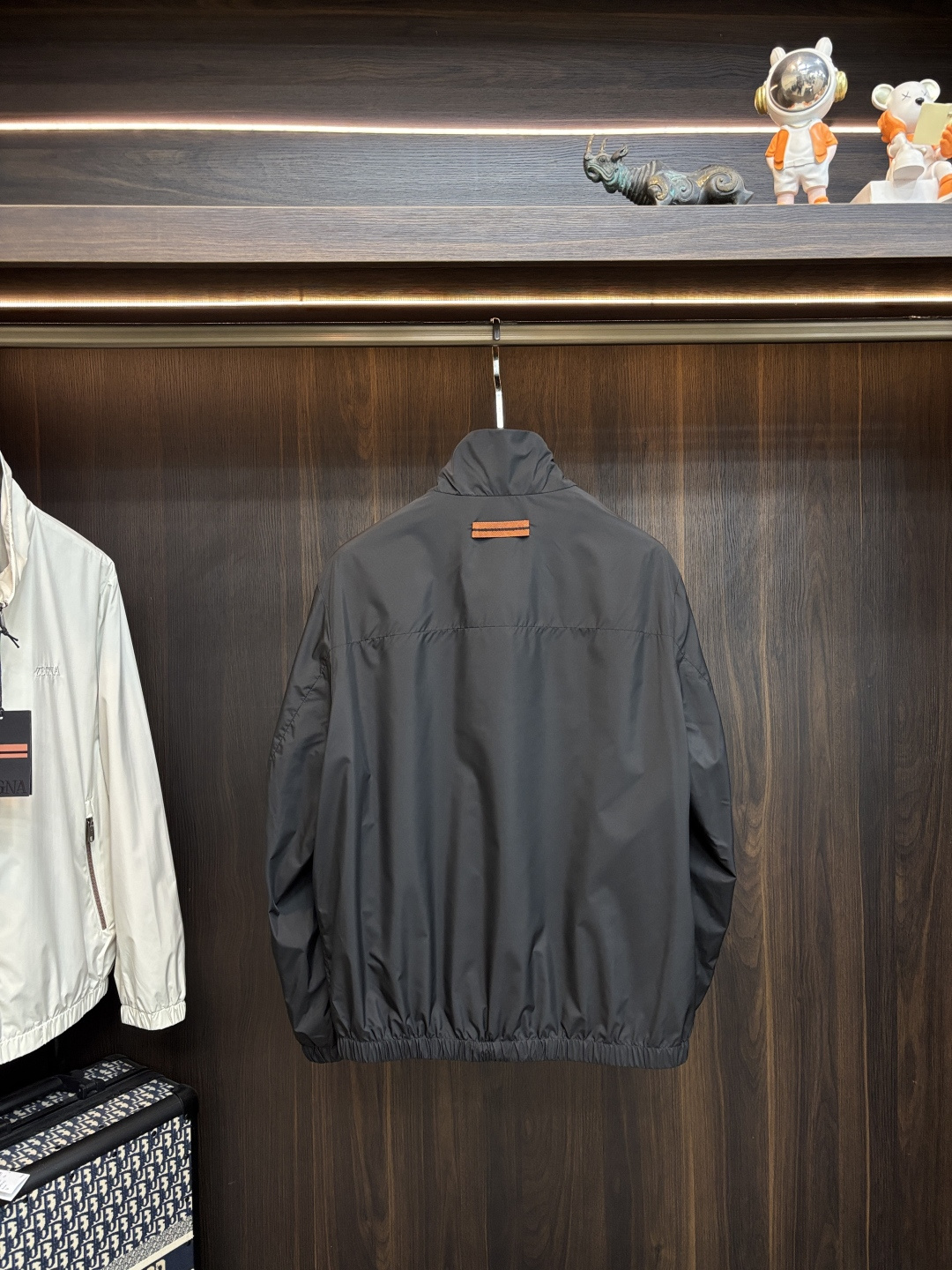 Zegna 2026春季新款发布❤️杰尼亚立领夹克外套，设计春季爆款夹克外套，字母Logo 刺绣款，穿上