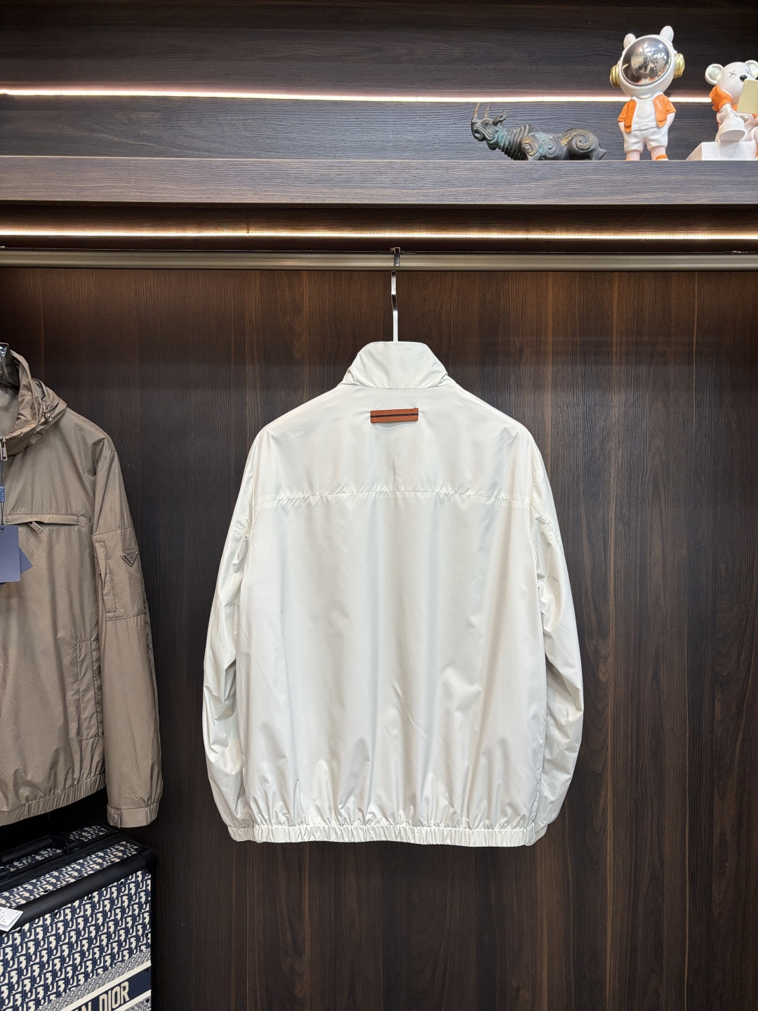 Zegna 2026春季新款发布❤️杰尼亚立领夹克外套，设计春季爆款夹克外套，字母Logo 刺绣款，穿上