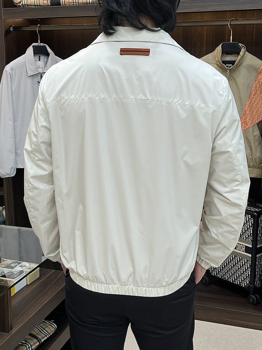 Zegna 2026春季新款发布❤️杰尼亚立领夹克外套，设计春季爆款夹克外套，字母Logo 刺绣款，穿上