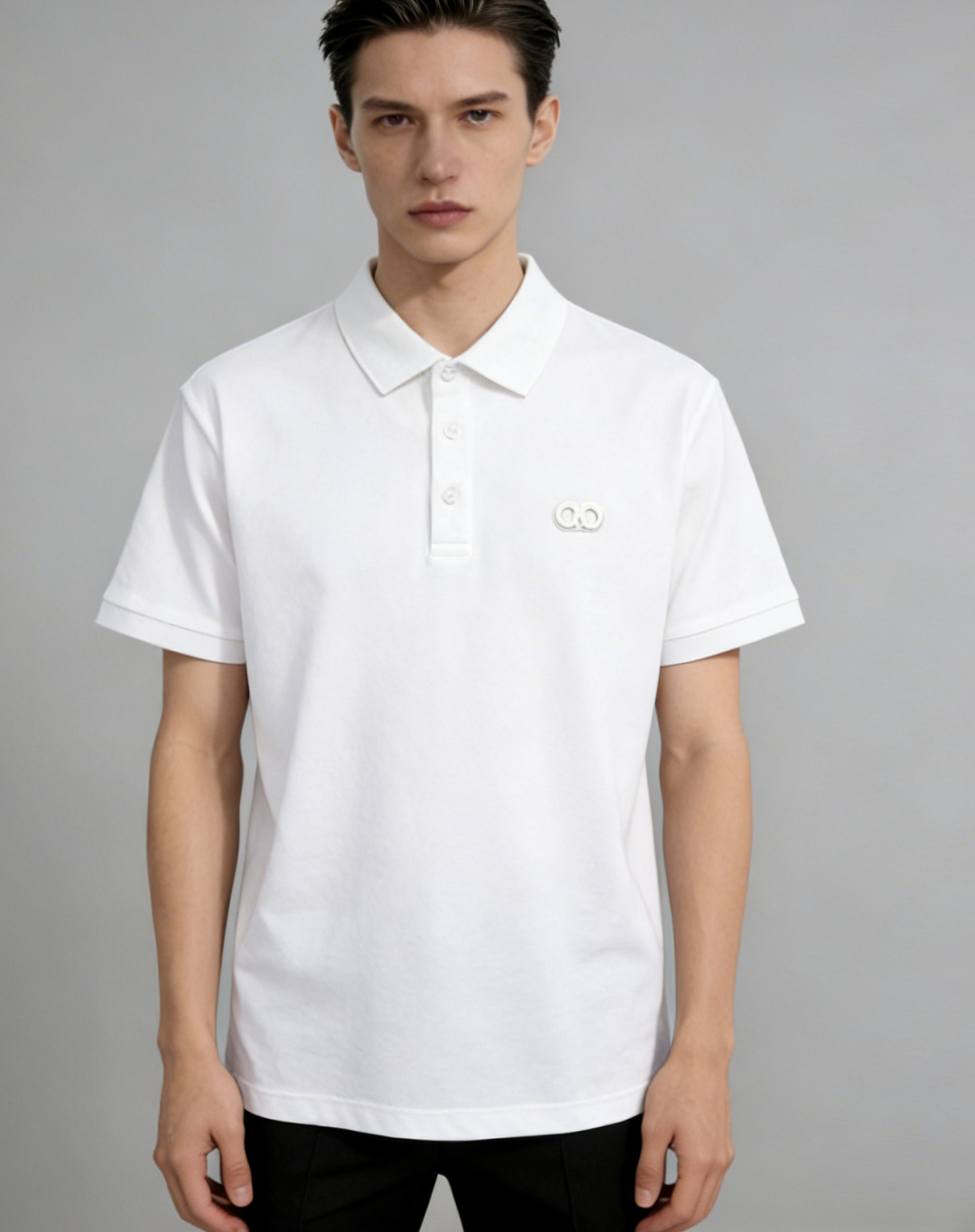 NO:774523,Mainly recommend Ferragamo's spring new short-sleeved pure cotton lapel short-sleeved T-shirt, pure cotton T-shirt, the upper body effect is great, a leisure and holiday boutique!  Light luxury style, simple and elegant!  Size M-3XL H2026 new model debut,,ferragamo,T-shirt,tees,t-shirt,19860909主推 菲拉格慕 春季新款短袖纯棉翻领短袖T恤,纯棉T恤、上身效果非常棒,休闲度假精品！轻奢风格简约大气！ 尺码M-3XL H2026新款首发,,ferragamo,T-shirt,tees，t-shirt,,Men's clothing