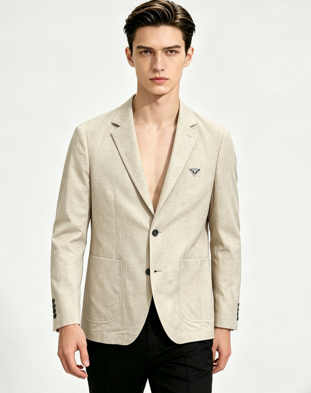 NO:777097,Mainly recommended Prada 2026 spring new release Prada blazer jacket, spring hot-selling blazer jacket, classic LOGO singles on the chest. Wearing it makes you feel comfortable and slim, lazy and casual, combined with clean and simple colors, it is particularly attractive and suitable for daily wear~ We are launching sports items decorated with vibrant prints!  Sizes M-3XL, complete with three standards, shipped next day, color black, khaki, H2026 new model first release,, prada, prada, jackets & coats, jackets & coats, business suit,19860909主推 Prada 普拉达 2026春季新款发布普拉达西装夹克外套,春季爆款西装夹克外套,胸前经典LOGO单西,穿上就是舒适自在又显瘦的存在,慵懒而随性,结合干净简单的色系就特别耐看,适合日常穿着~倾情推出缀饰活力印花的运动单品！ 尺码M-3XL 三标齐全 隔天出货 颜色黑色 卡其色 H2026新款首发,,prada,prada,jackets & coats,jackets & coats,business suit,,Men's clothing
