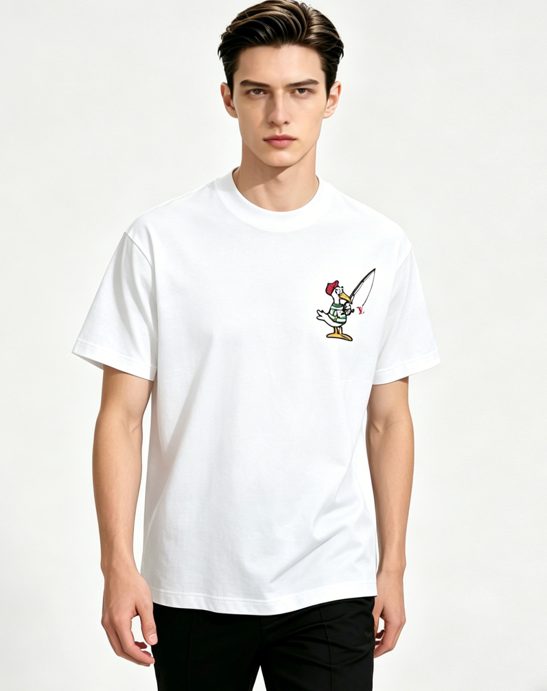 NO:835602,Mainly recommend LV 2026ss spring new release donkey brand short-sleeved T-shirt, 180 high-end pure cotton 280 grams heavy thickened sweat-absorbent short-sleeved T-shirt!  The letter logo embroidery makes you feel comfortable and slim when you wear it. It is lazy and casual. When combined with clean and simple colors, it is particularly eye-catching and suitable for daily wear~ We introduce sports items decorated with vibrant prints for a fashionable and quality life!  Size M-3XL H2026 new model debut,,louis vuitton,louis vuitton,T-shirt,tees,t-shirt,19860909主推 LV 2026ss春季新款发布驴牌短袖T恤,臻选180支高端纯棉280克重加厚吸汗短袖！字母logo刺绣,穿上就是舒适自在又显瘦的存在,慵懒而随性,结合干净简单的色系就特别耐看,适合日常穿着~倾情推出缀饰活力印花的运动单品,时尚品质生活！ 尺码M-3XL H2026新款首发,,louis vuitton,louis vuitton,T-shirt,tees，t-shirt,,Men's clothing